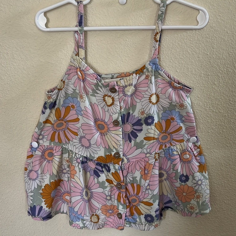 H&M floral outfit (pants and top)